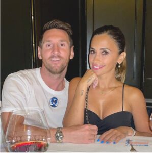 Messi and Antonela Roccuzzo