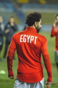 Mohamed Salah in Egyptian Jersey