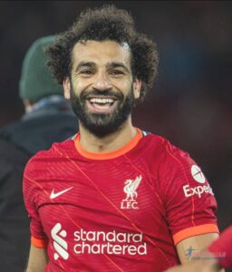 Mohamed Salah in Liverpool FC Jersey