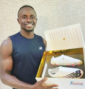 Sadio Mané with Boot in Hand