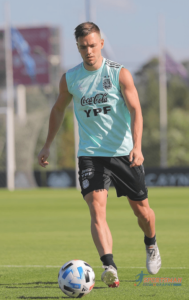 Giovani Lo Celso with Football