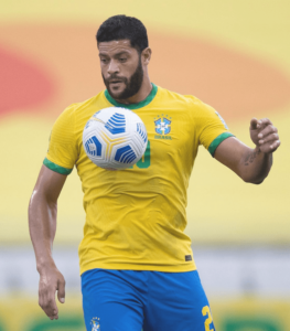 Hulk Footballer in Brazilian Yellow Jersey