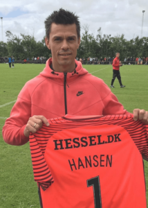 Jesper Hansen with no 1 jersey