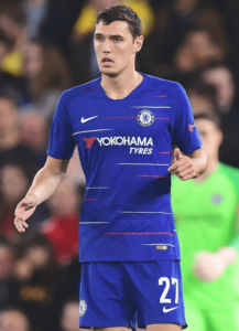 Andreas Christensen in Chelsea Blue Jersey