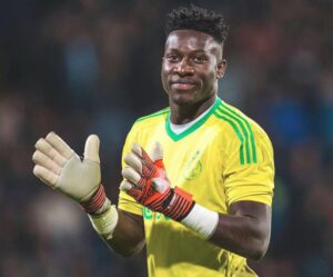 André Onana in national jersey