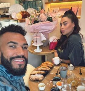 Choupo-Moting with wife