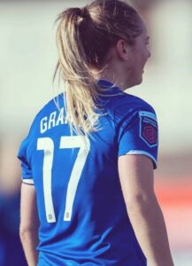 Lucy Graham in No 17 Jersey