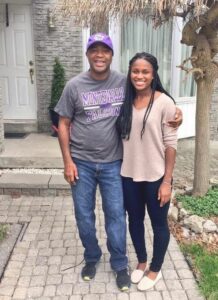 Nichelle Prince with her Father
