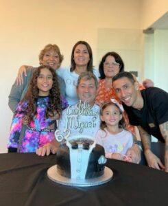 Ángel Di María With Family