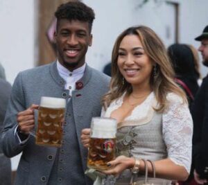 Kingsley Coman With Wife